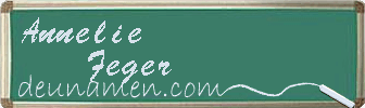Annelie Feger Visitenkarte